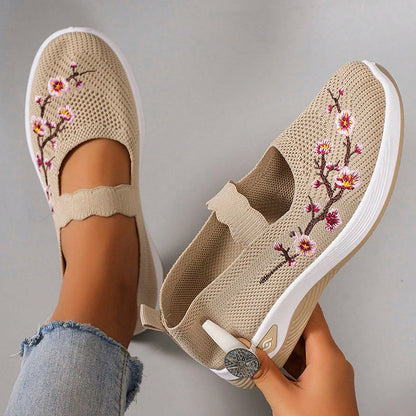 🔥Last Day Promotion 80% OFF - Women's Casual Breathable Slip On Orthopaedic Walking Shoes