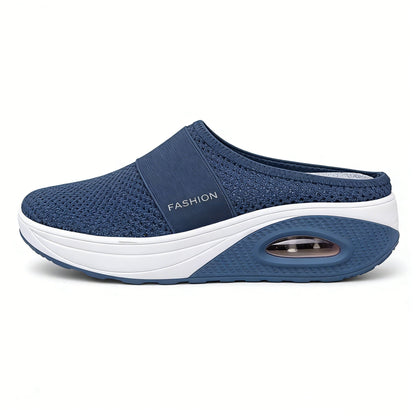🔥 LAST DAY SALE-80% OFF ✨ BQODQO® Diabetic Air-Cushion Slip-On Walking Shoes, Orthopedic Diabetic Slippers, with Arch-Support for Women