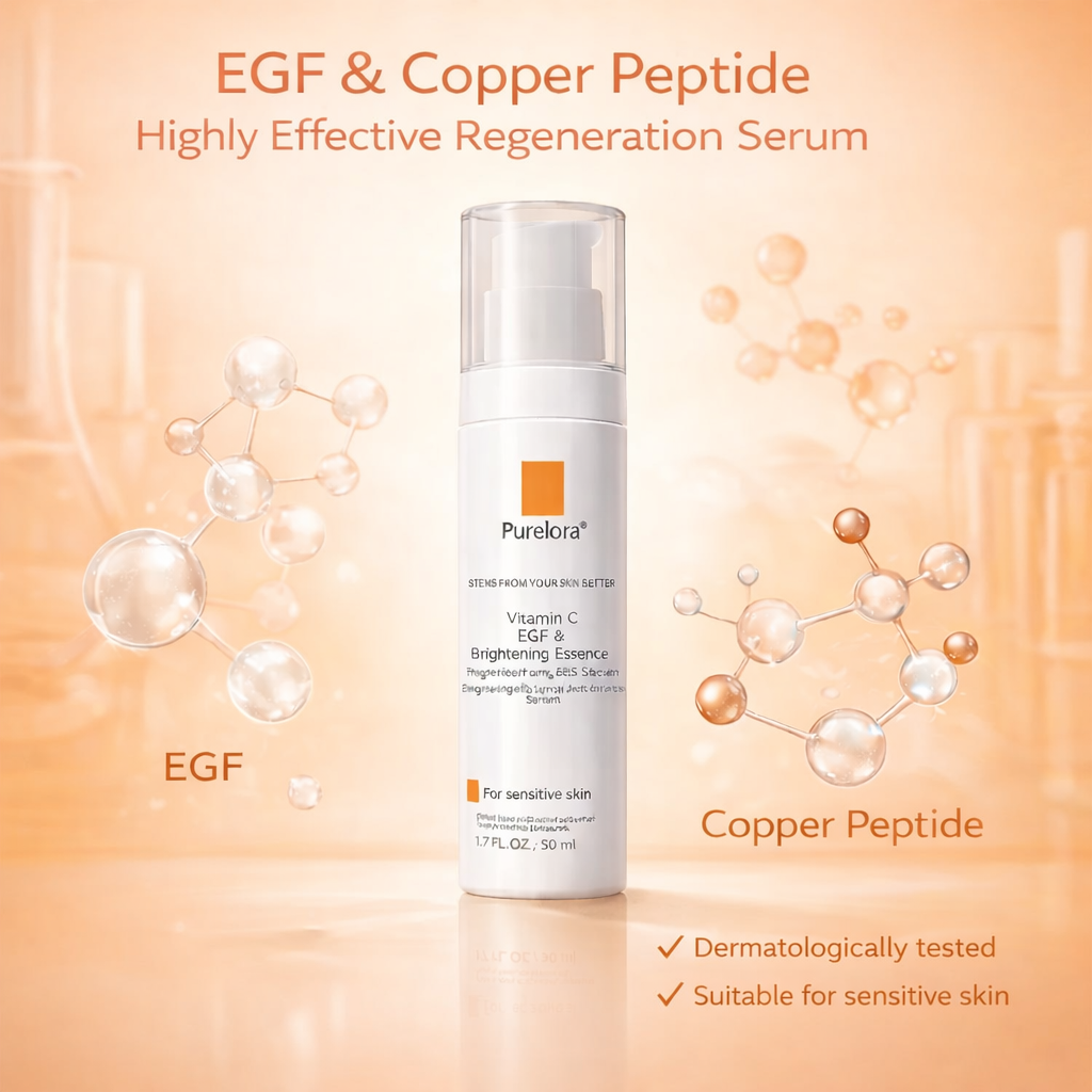 🔥 New Arrival | 🇬🇧Purelora® Stem Cell–Derived EGF & Copper Peptide Revitalising Essence Cream (Deeply activates the skin’s natural renewal process, helping skin look firmer, smoother and more refined.)