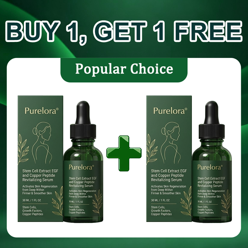 💖Change from the inside out | Purelora® Stem Cell–Derived EGF & Copper Peptide Activating Serum  (Deeply activates skin renewal from within for firmer, smoother-looking skin)