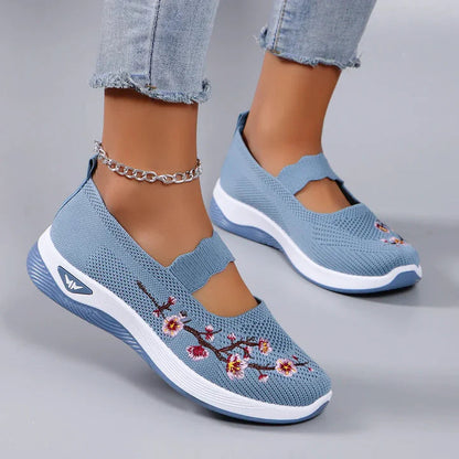 🔥Last Day Promotion 80% OFF - Women's Casual Breathable Slip On Orthopaedic Walking Shoes